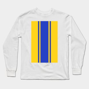 Glenavon Retro Yellow Blue 1999 Long Sleeve T-Shirt